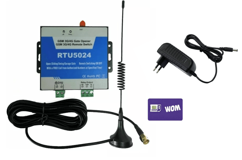 Abre Porton Celular RTU 5024 4G + Fuente de Poder y Chip